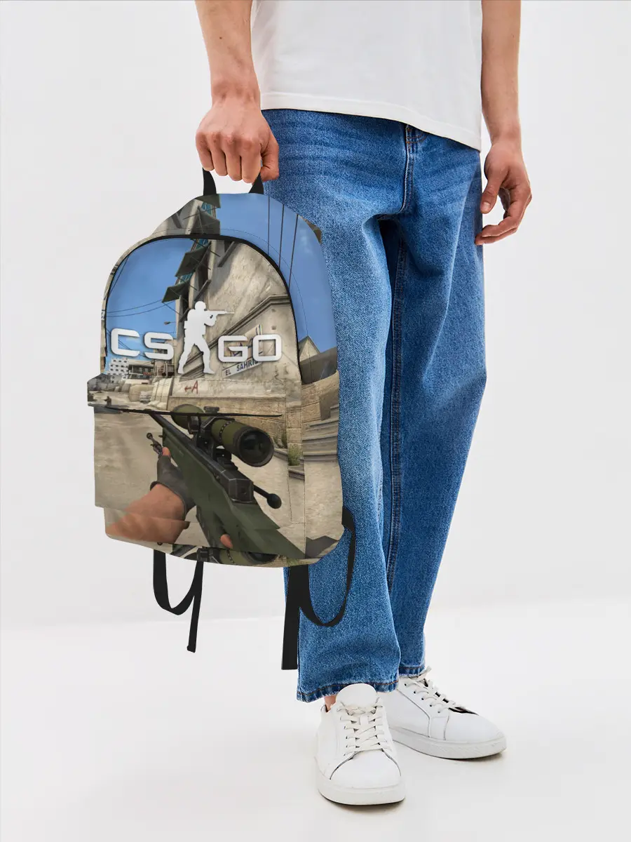 Рюкзак джинсовый / CS:GO