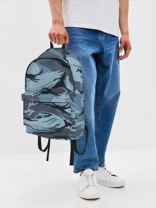 Рюкзак джинсовый / Камуфляж Полиции