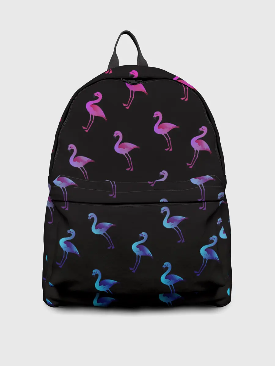 Рюкзак джинсовый / Фламинго