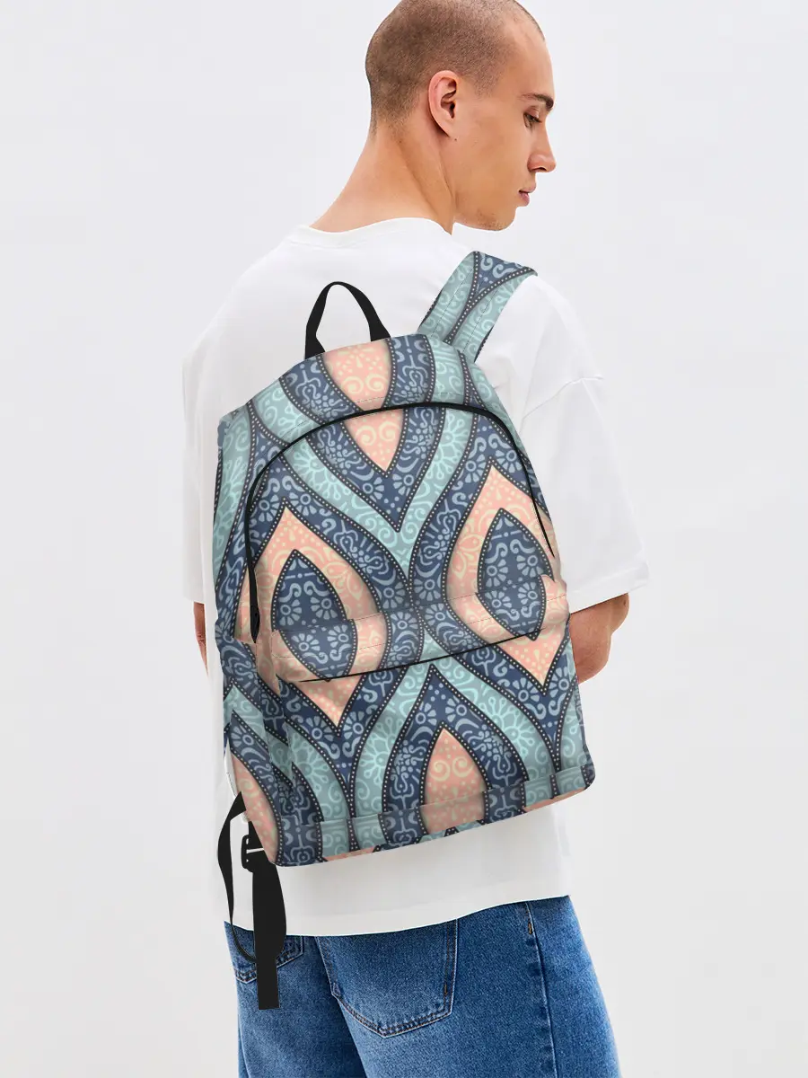 Рюкзак джинсовый / Восточный орнамент