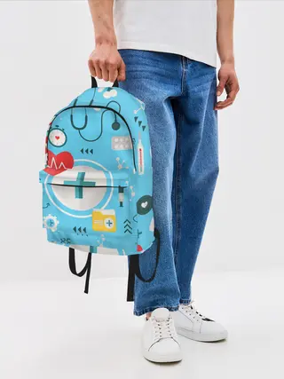 Рюкзак джинсовый / Лучший доктор