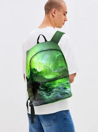 Рюкзак джинсовый / GREEN SPACE | ЗЕЛЁНЫЙ КОСМОС