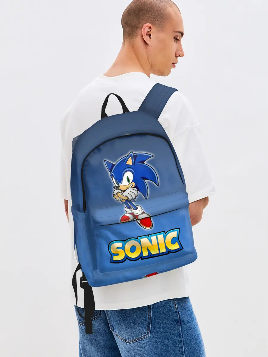 Рюкзак джинсовый / Соник