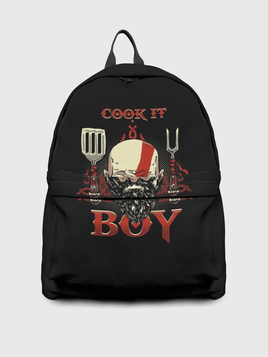 Рюкзак джинсовый / God of War. Cook it Boy