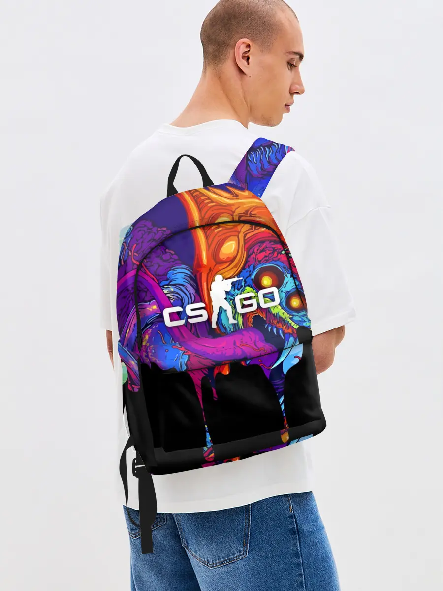 Рюкзак джинсовый / CS GO HYPER BEAST