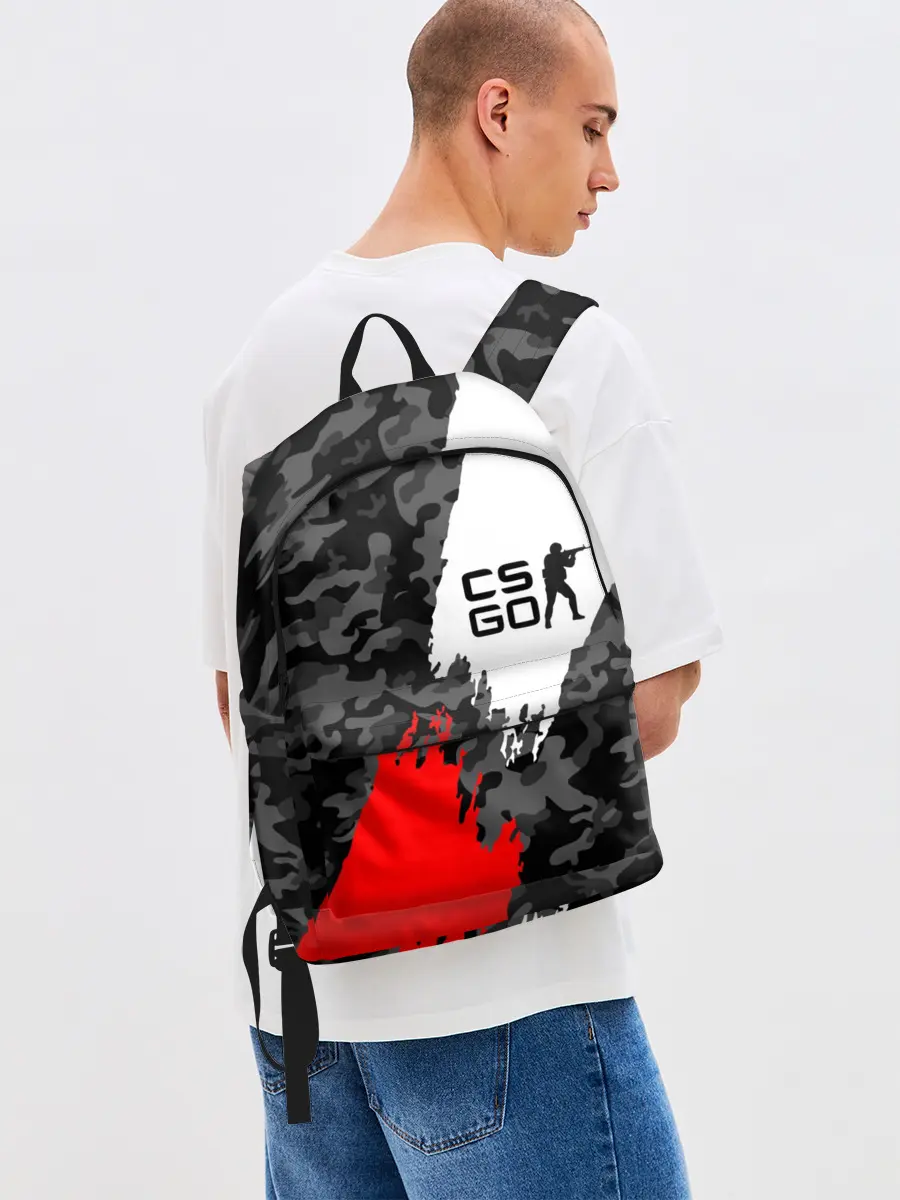 Рюкзак джинсовый / CS GO