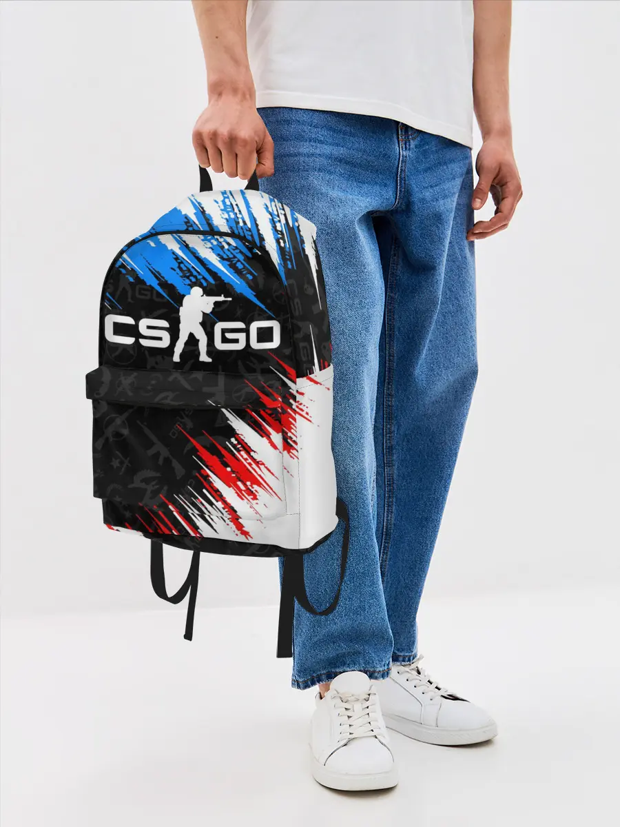 Рюкзак джинсовый / CS GO