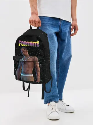 Рюкзак джинсовый / Travis Scott, Fortnite