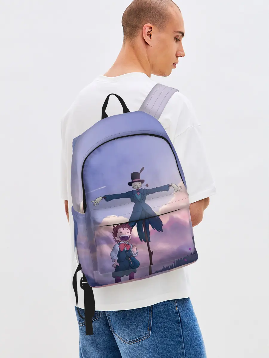 Рюкзак джинсовый / Маркл и Пугало-Репка