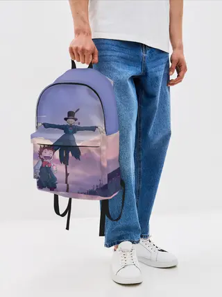 Рюкзак джинсовый / Маркл и Пугало-Репка