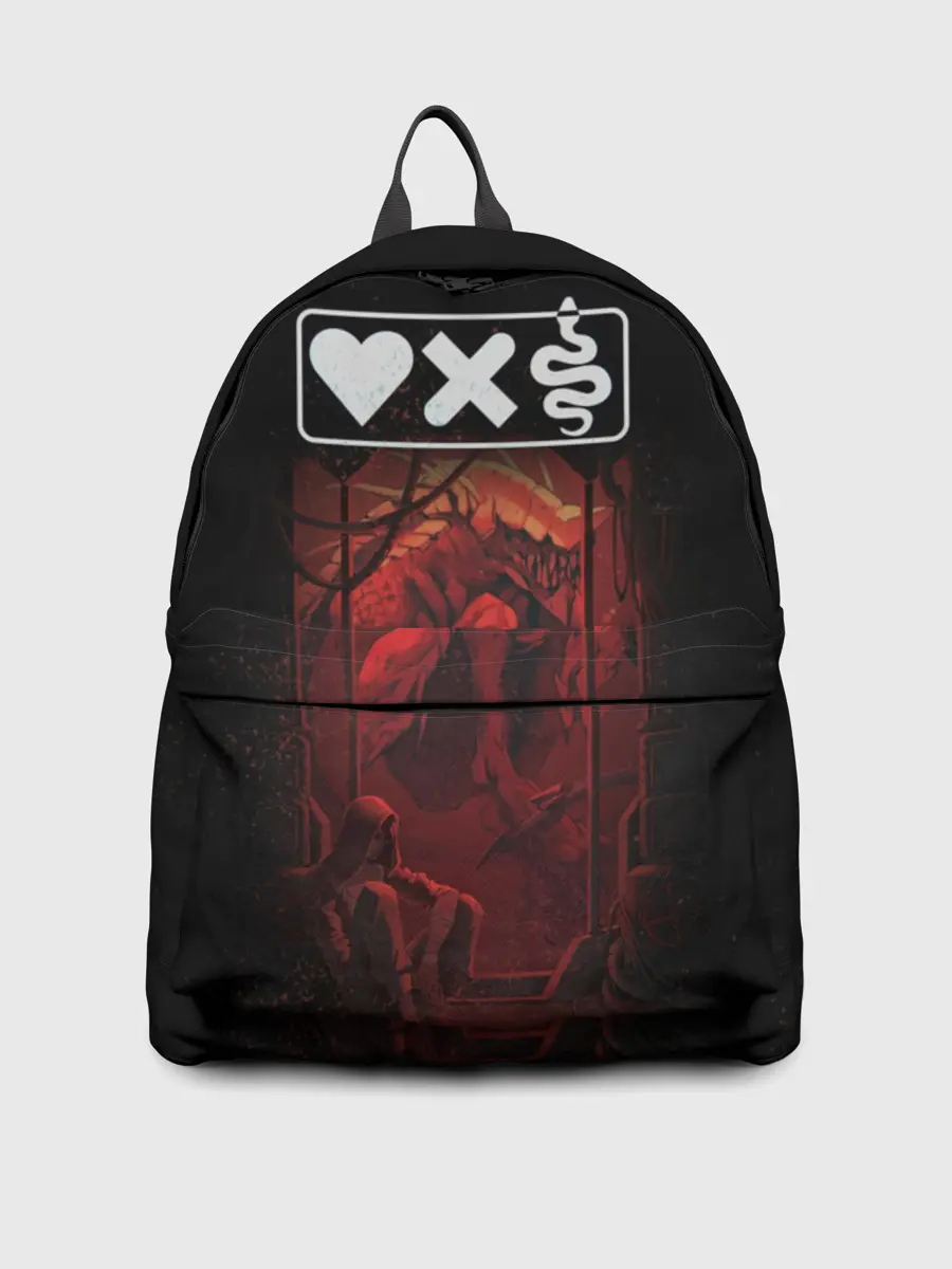 Рюкзак джинсовый / Love Death and Robots