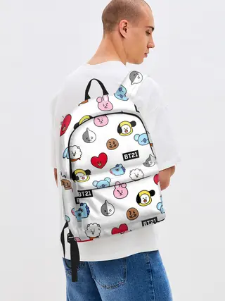 Рюкзак джинсовый / BTS | БТС | BANGTAN BOYS | BT21