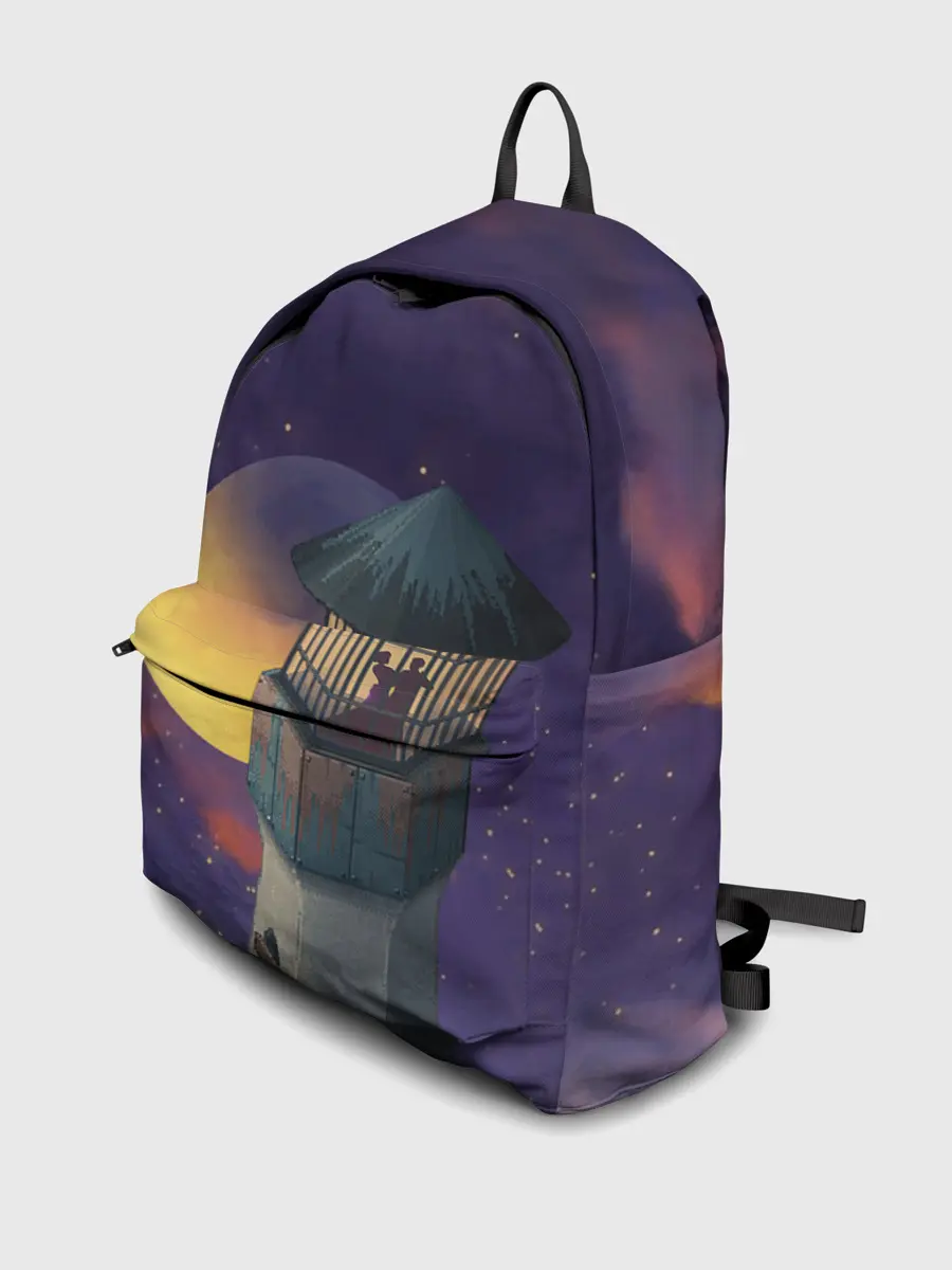 Рюкзак джинсовый / To the Moon 3D