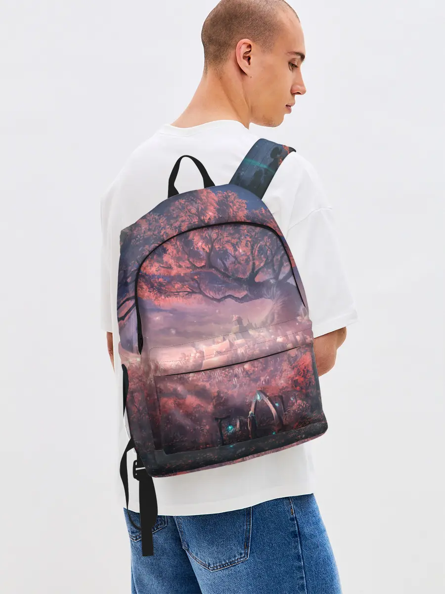 Рюкзак джинсовый / Anime art tree