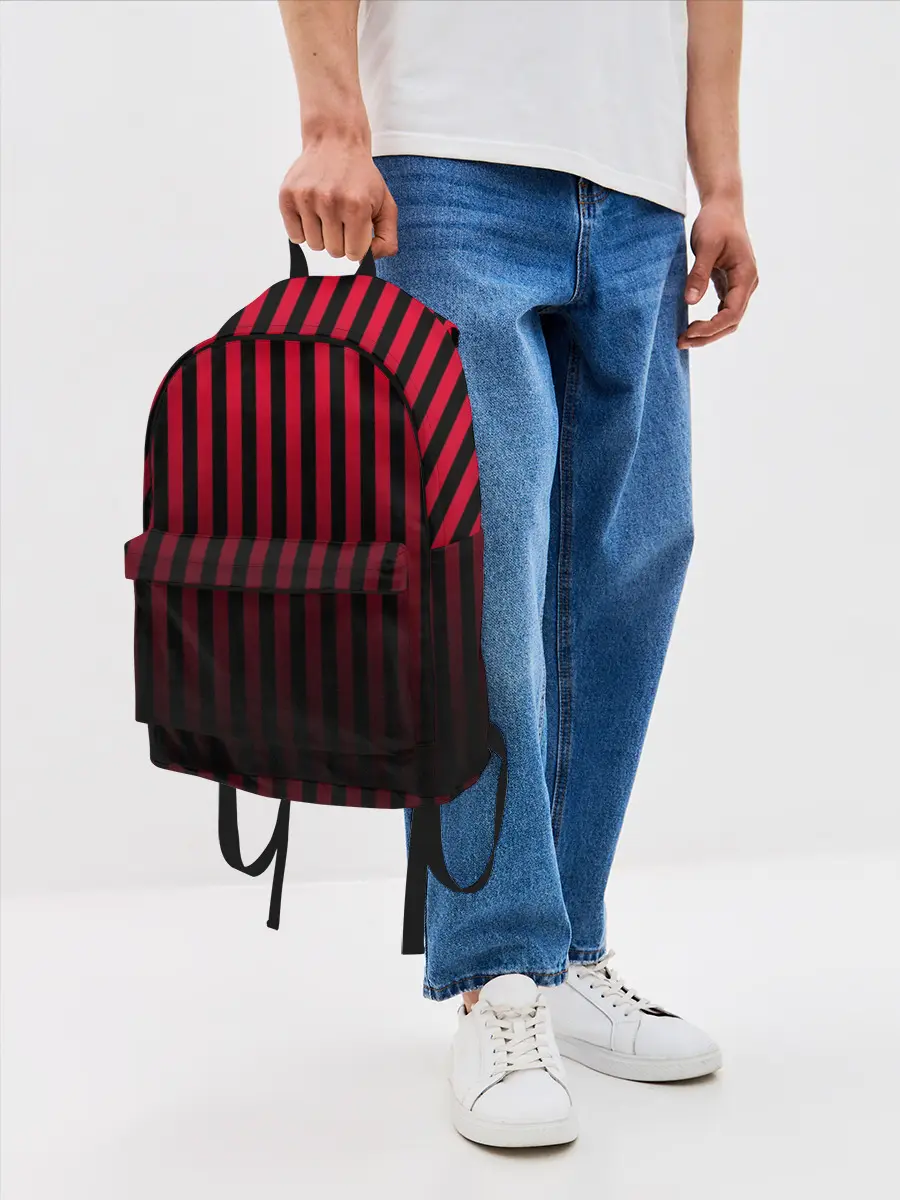 Рюкзак джинсовый / Пикси полосы