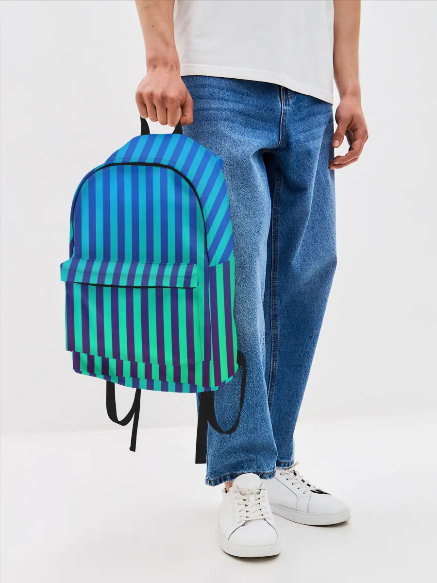 Рюкзак джинсовый / Пикси полосы