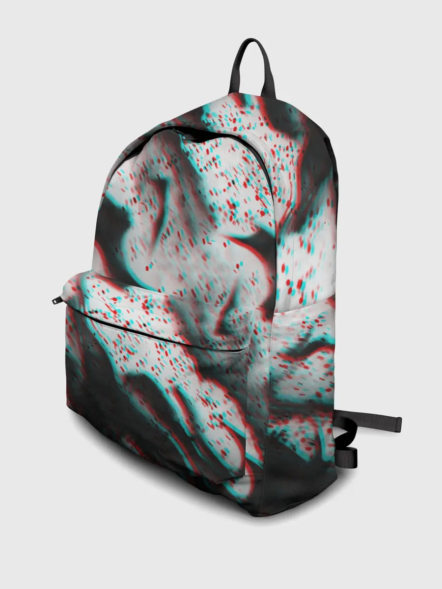 Рюкзак джинсовый / ОГОНЬ ГЛИТЧ