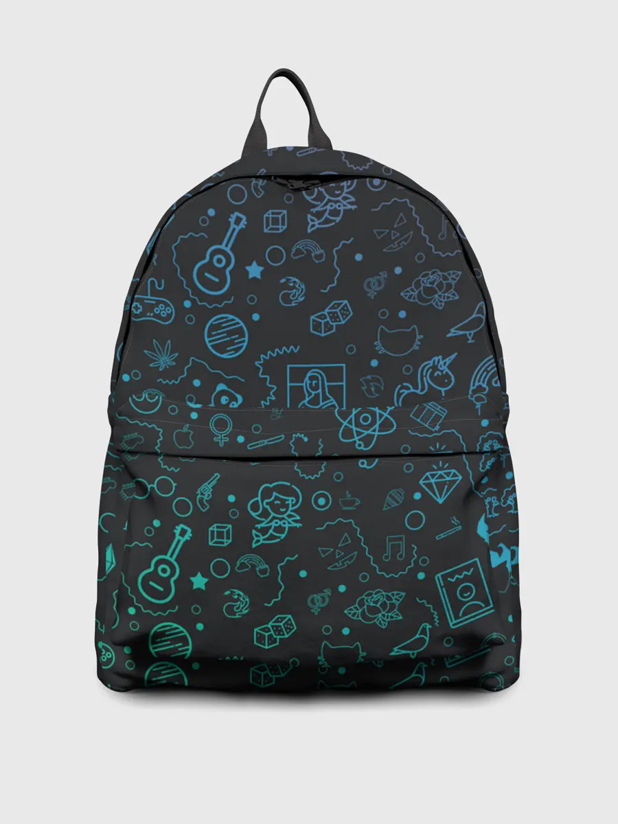 Рюкзак джинсовый / Логотипы