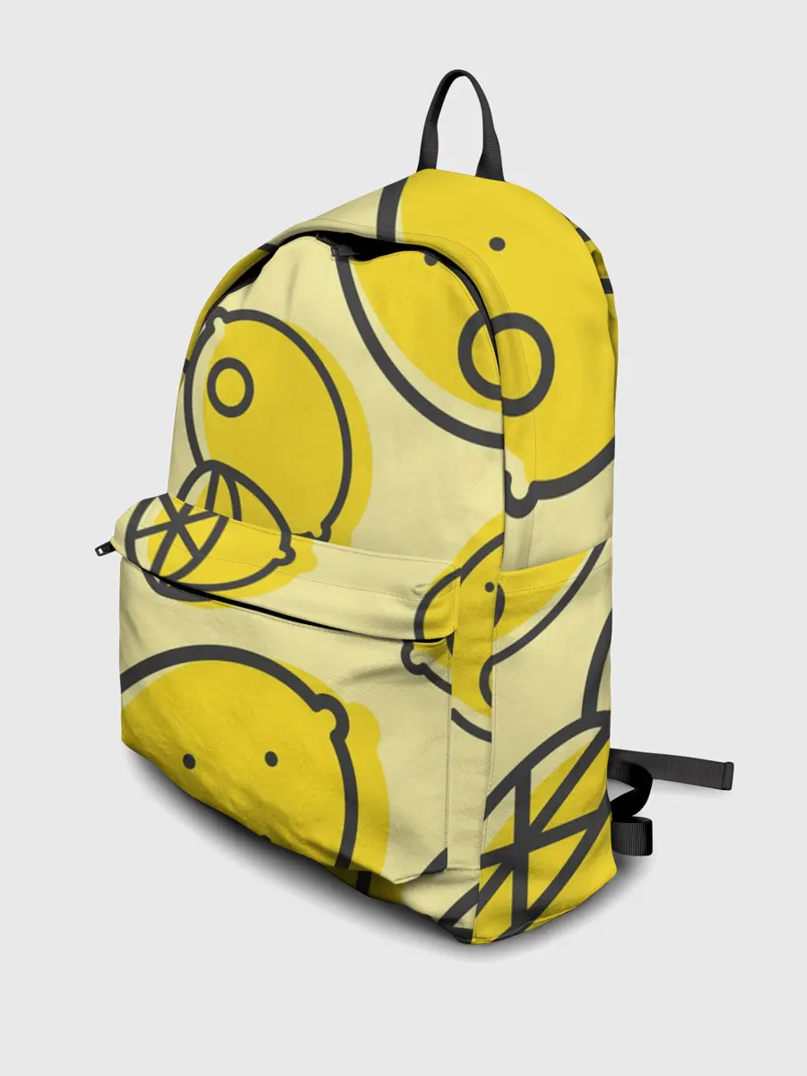 Рюкзак джинсовый / Лимончики