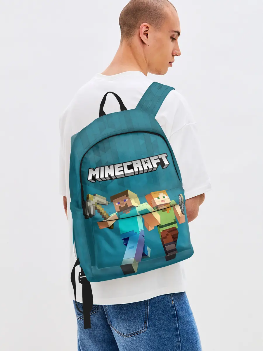 Рюкзак джинсовый / Minecraft