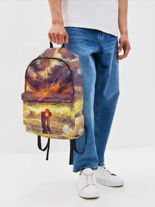 Рюкзак джинсовый / Кимино Аниме