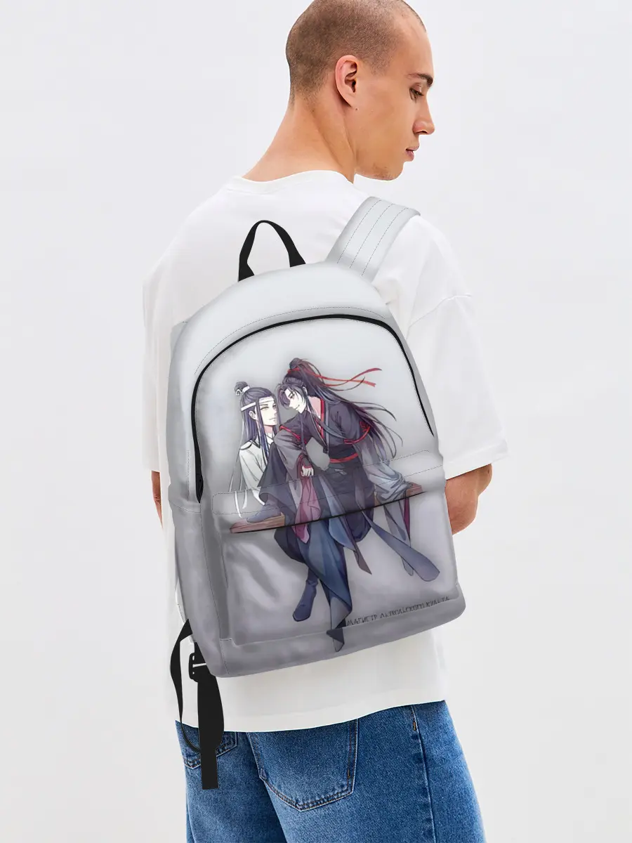 Рюкзак джинсовый / Магистр дьявольского культа