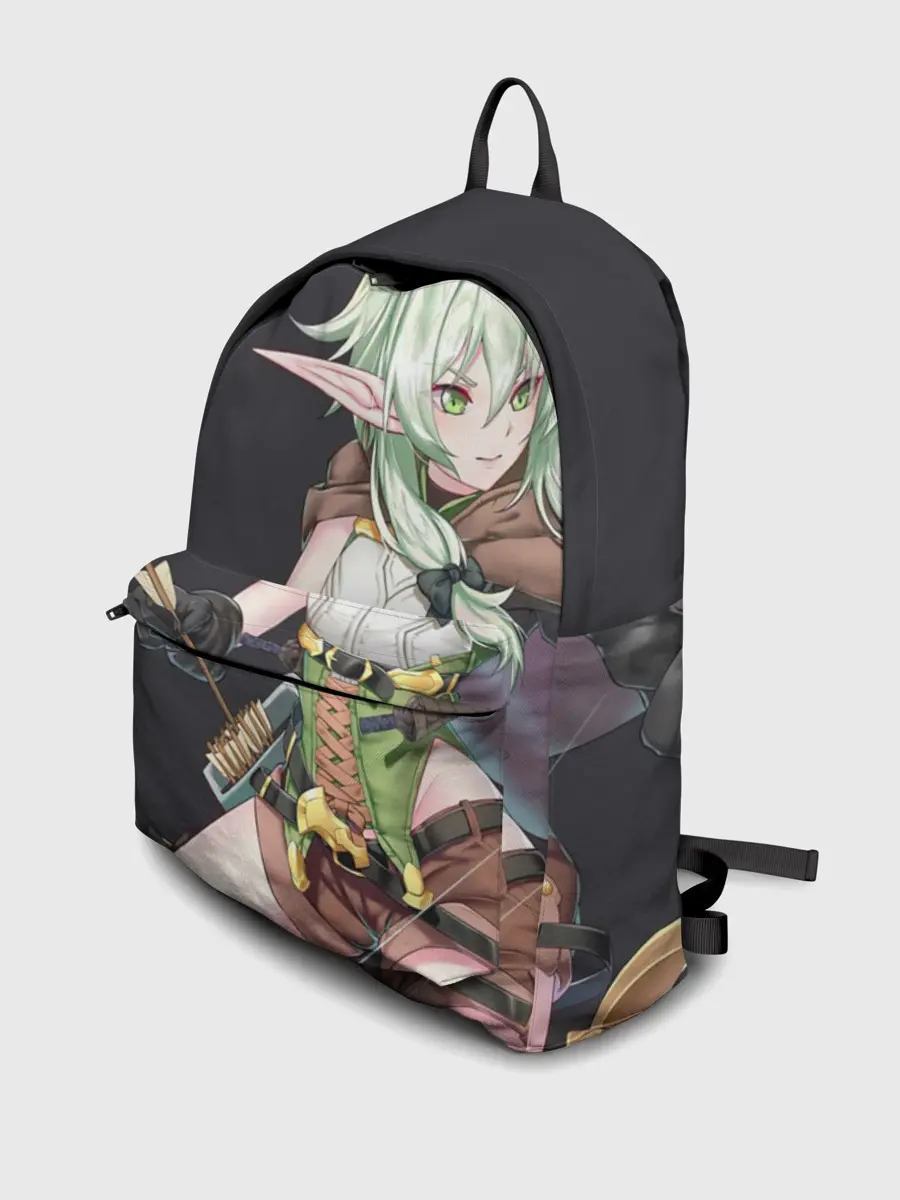 Рюкзак джинсовый / Высшая эльфийка-лучница