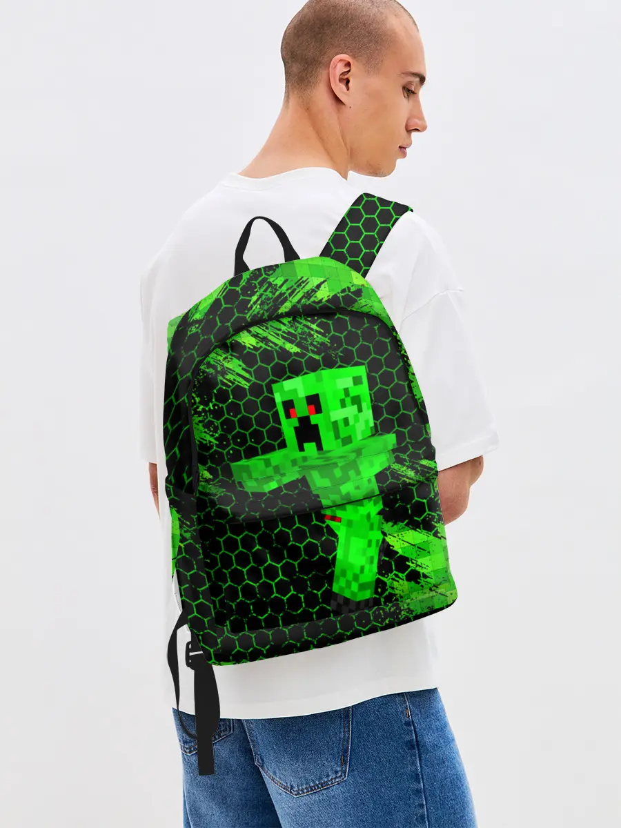 Рюкзак джинсовый / MINECRAFT CREEPER