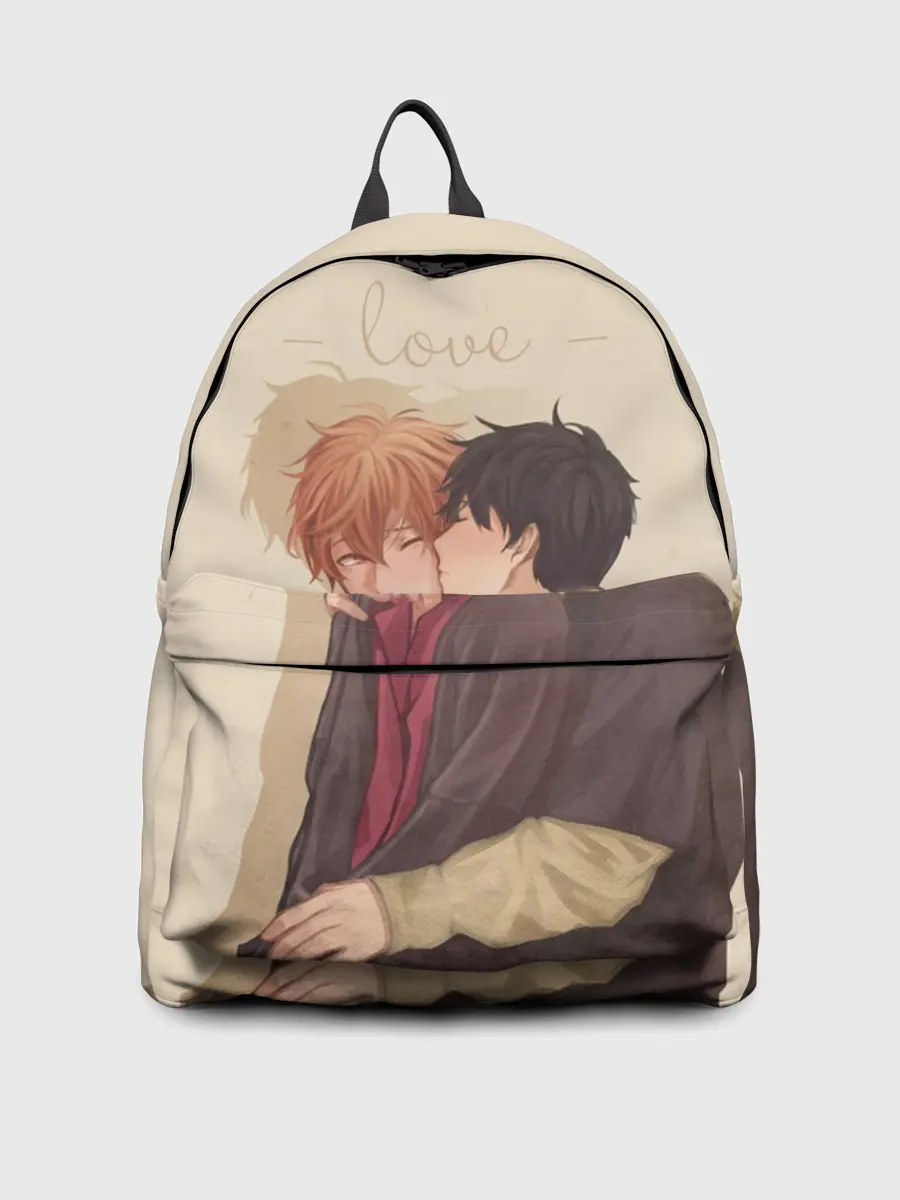 Рюкзак джинсовый / Парни целуются