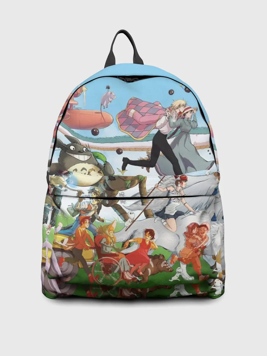 Рюкзак джинсовый / Studio Ghibli