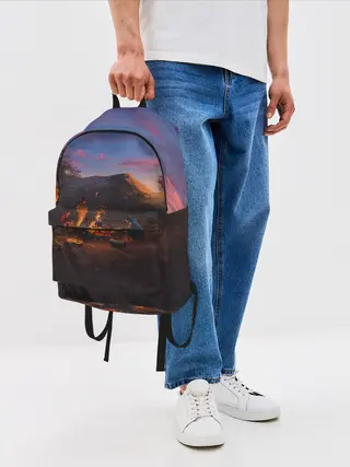 Рюкзак джинсовый / ATOM RPG