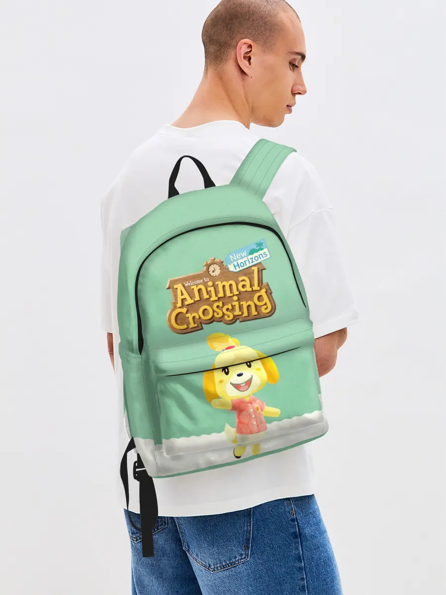 Рюкзак джинсовый / Animal Crossing