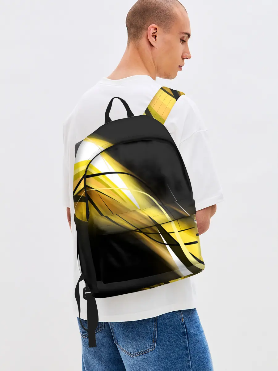 Рюкзак джинсовый / GEOMETRY STRIPES