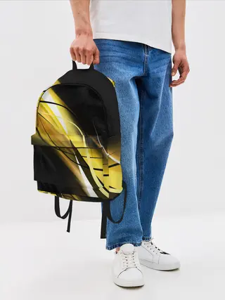 Рюкзак джинсовый / GEOMETRY STRIPES