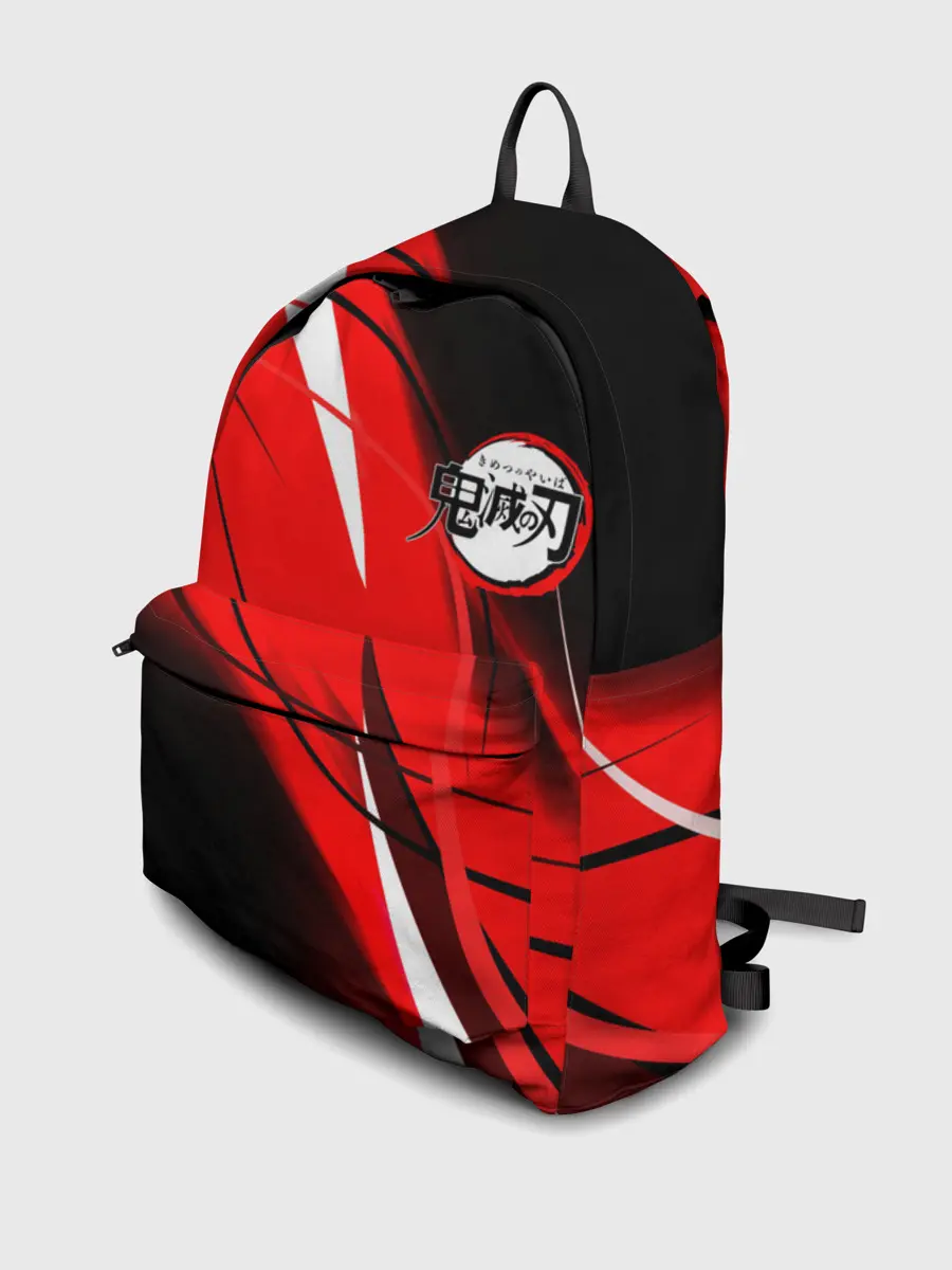 Рюкзак джинсовый / KIMETSU NO YAIBA маленький лого