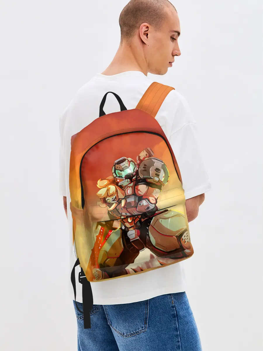 Рюкзак джинсовый / ANIMAL CROSSING x DOOM ETERNAL