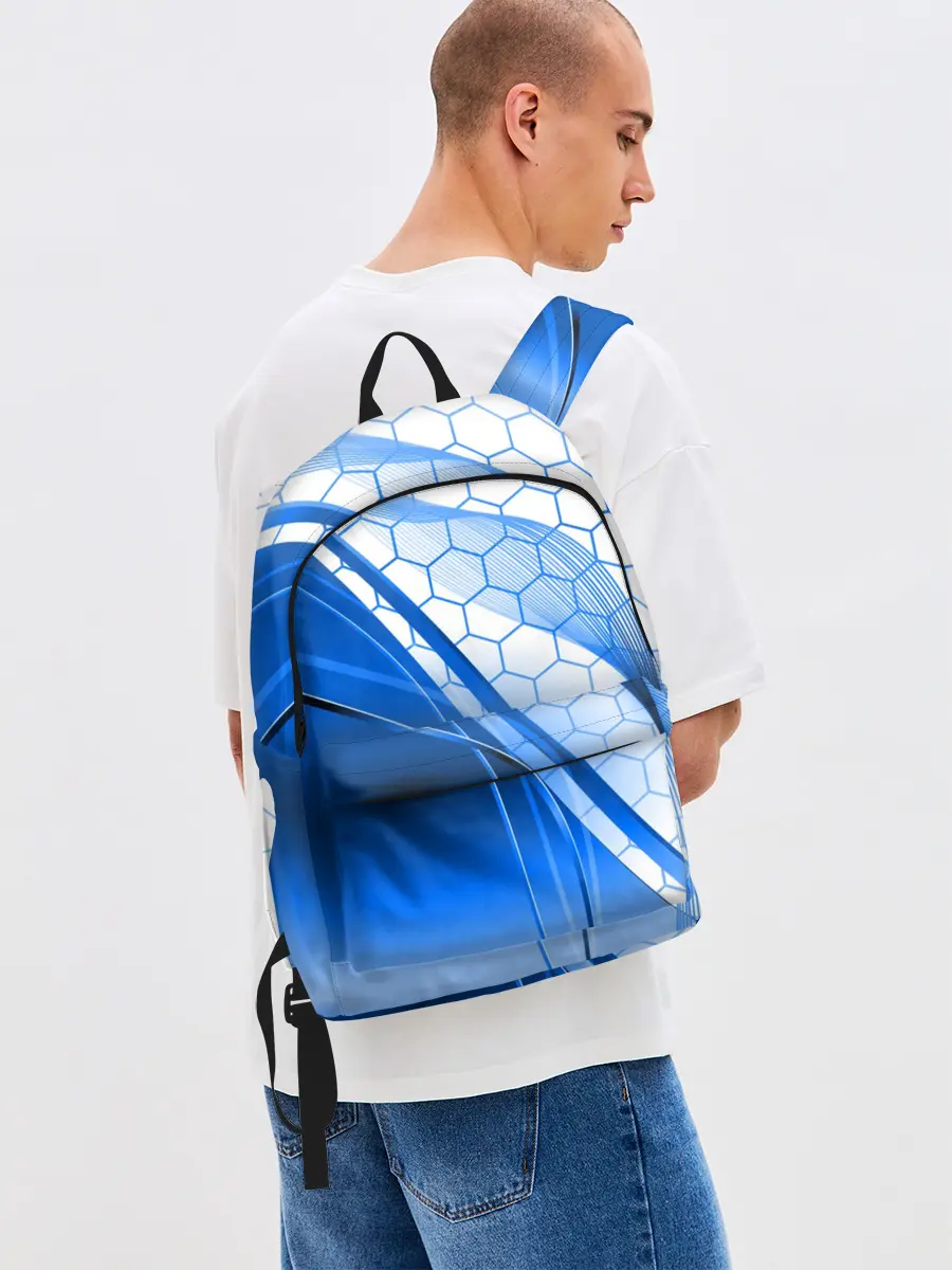 Рюкзак джинсовый / ABSTRACT BLUE