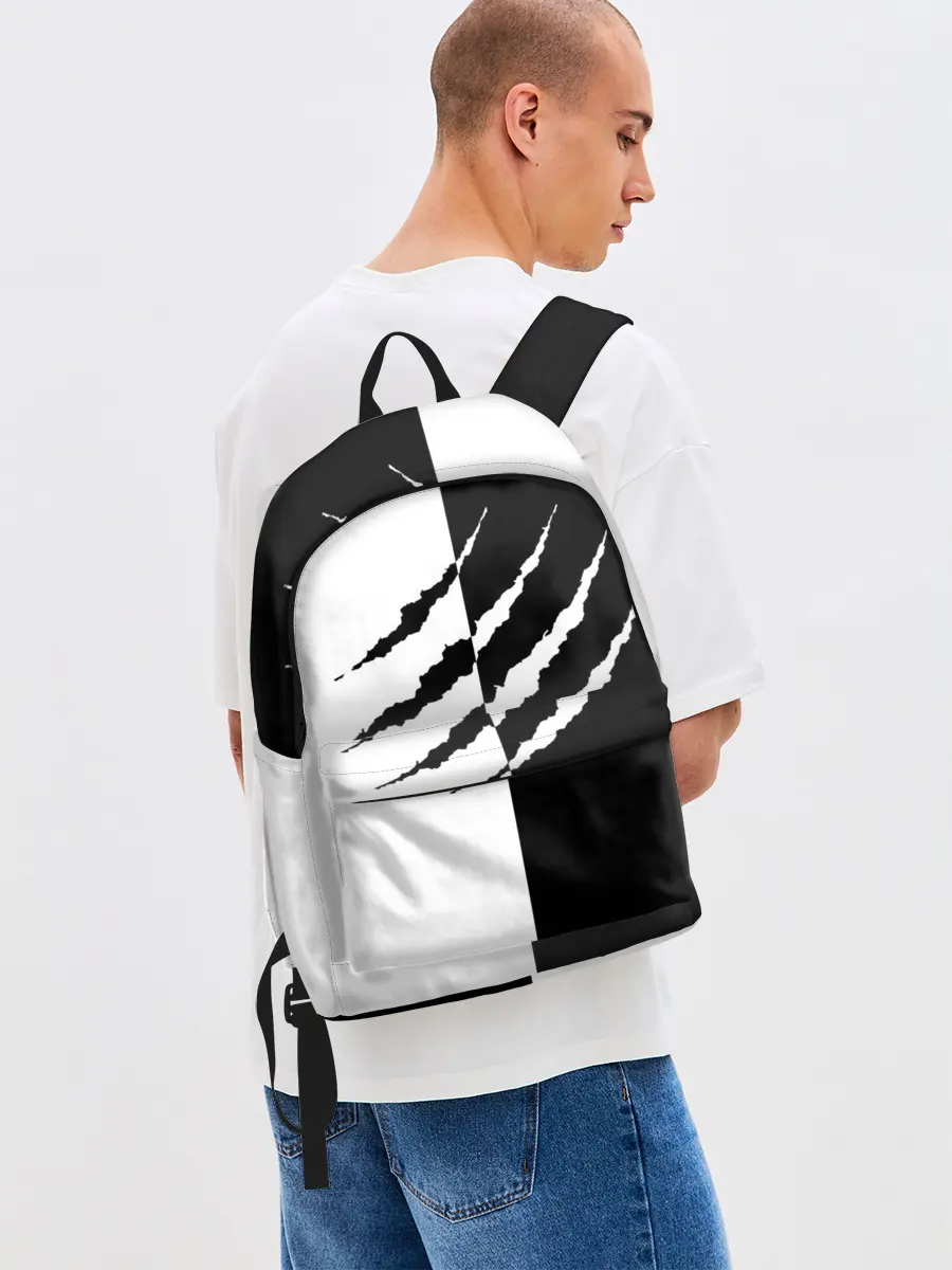 Рюкзак джинсовый / След зверя