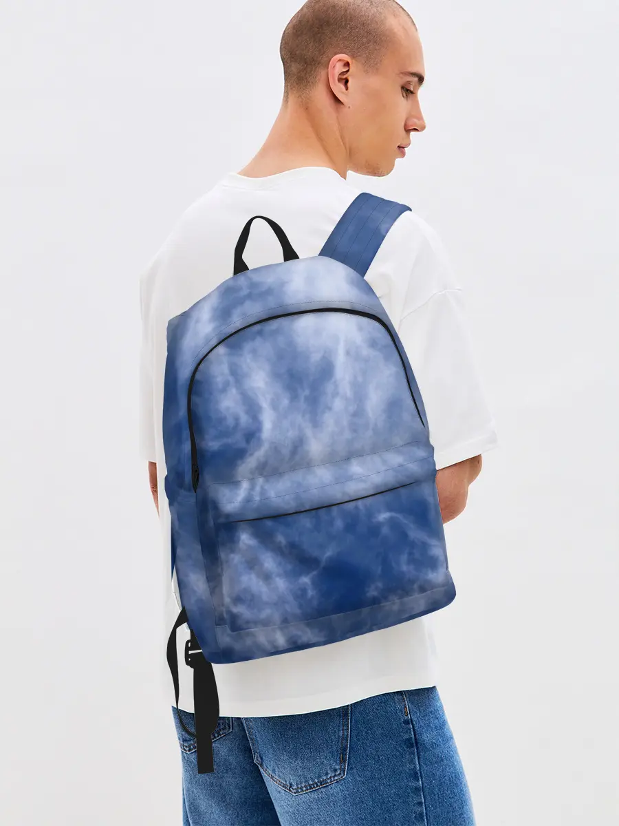 Рюкзак джинсовый / Облака в небе