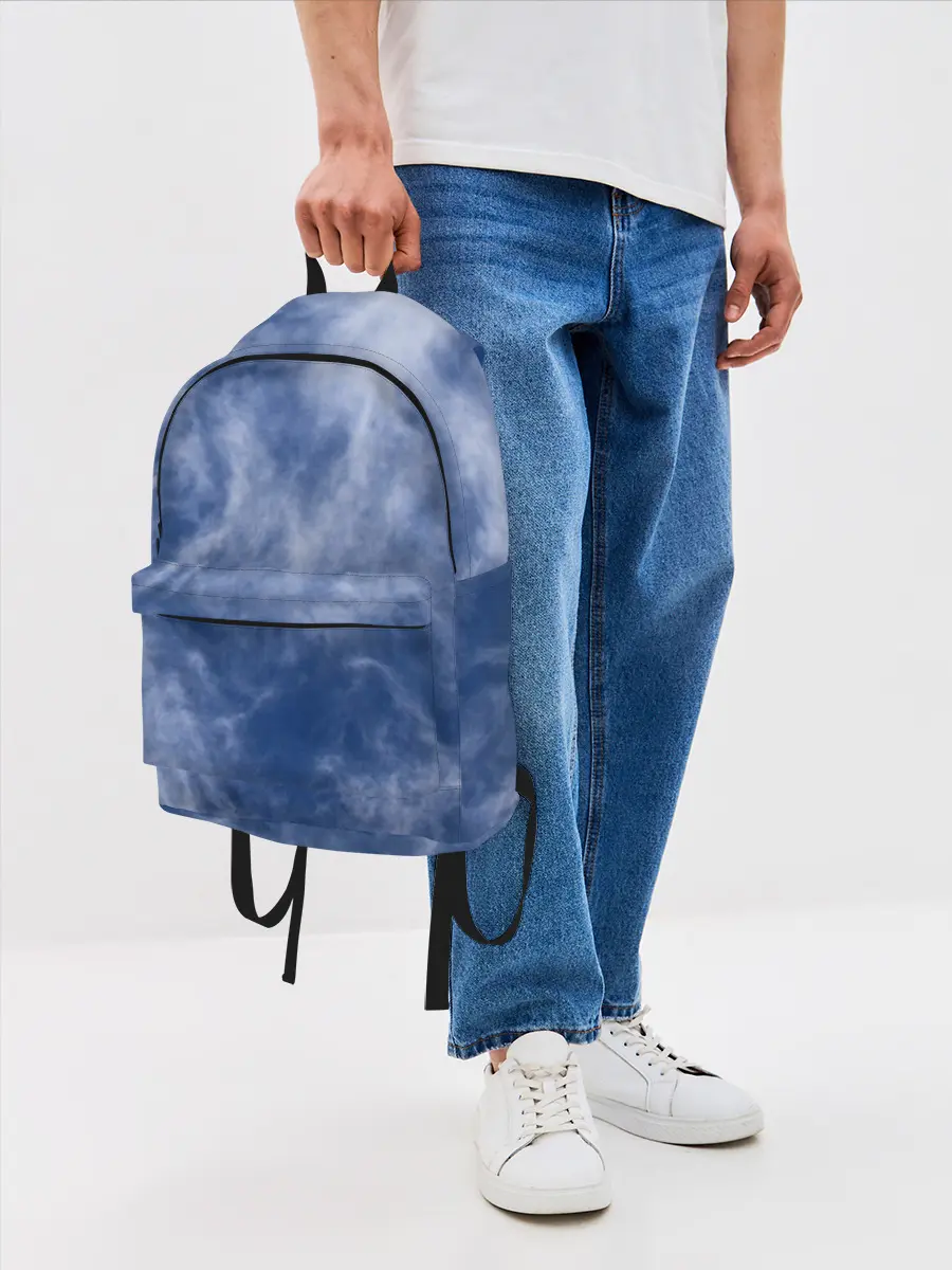 Рюкзак джинсовый / Облака в небе