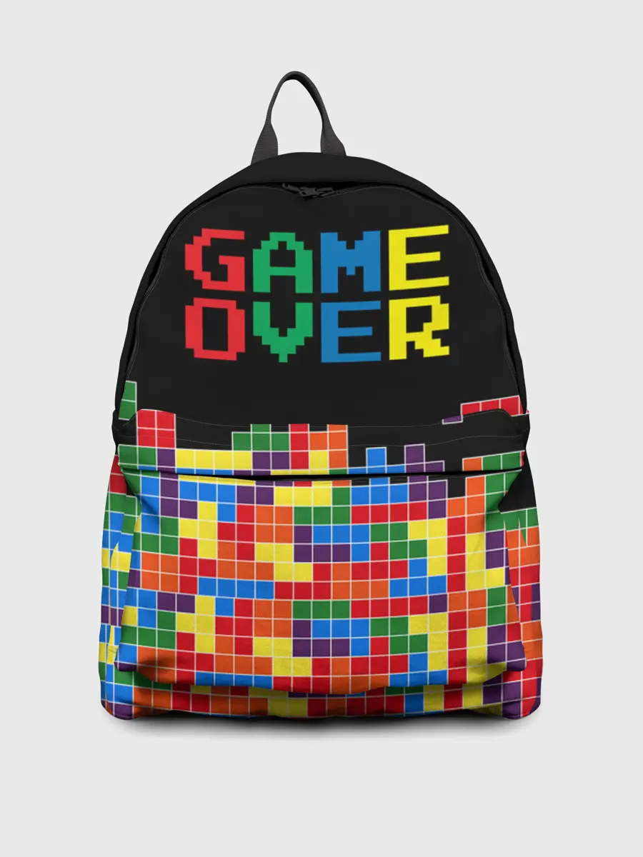 Рюкзак джинсовый / ТЕТРИС