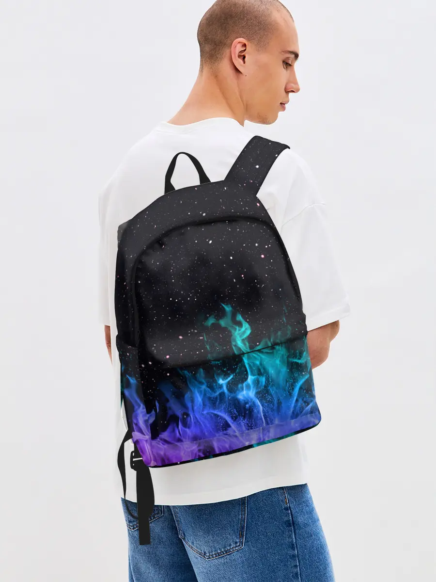 Рюкзак джинсовый / Перламутровый огонь