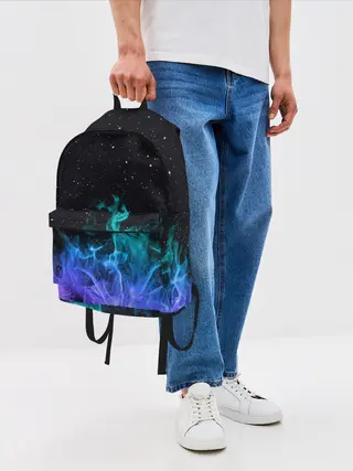 Рюкзак джинсовый / Перламутровый огонь