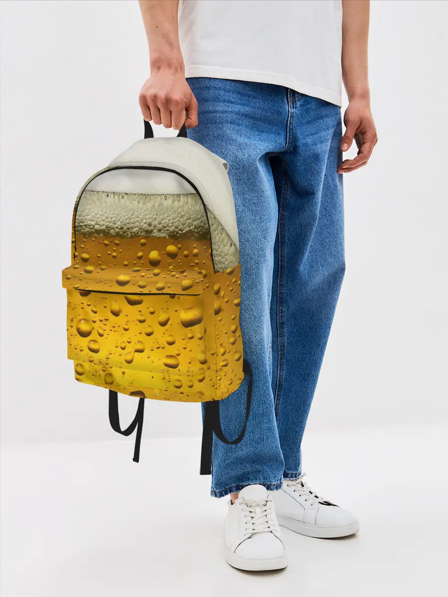 Рюкзак джинсовый / ПИВО