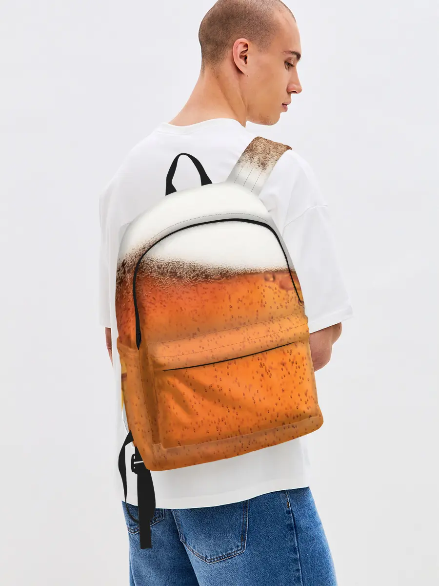 Рюкзак джинсовый / ПИВО!