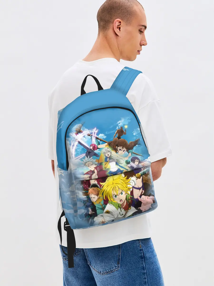 Рюкзак джинсовый / Аниме. Семь Смертных грехов