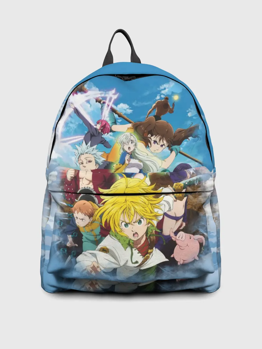 Рюкзак джинсовый / Аниме. Семь Смертных грехов