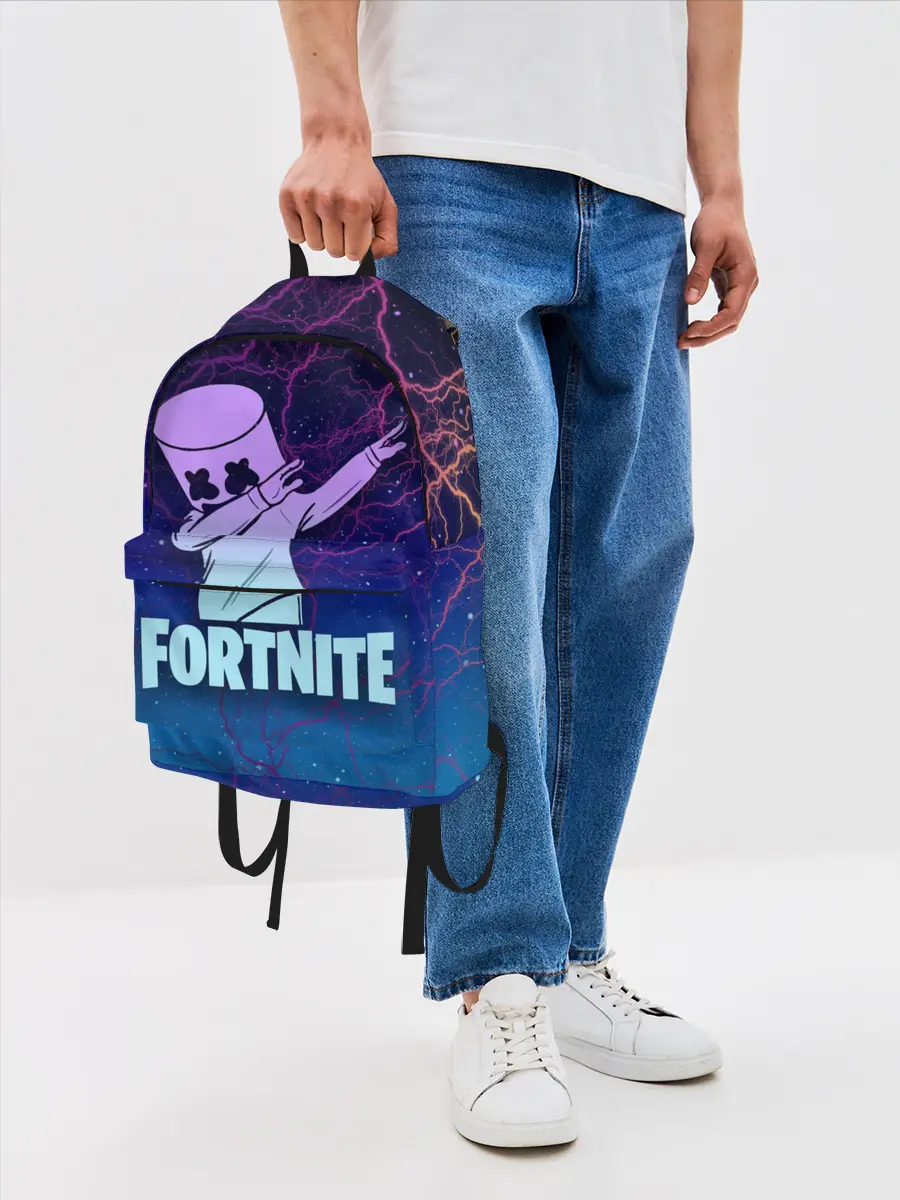 Рюкзак джинсовый / Fortnite,Marshmello