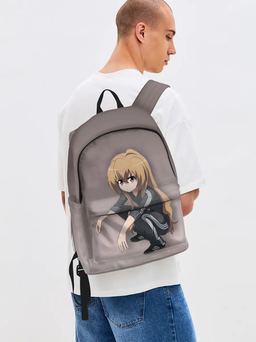 Рюкзак джинсовый / Аниме девочка на кортах в Адидасе