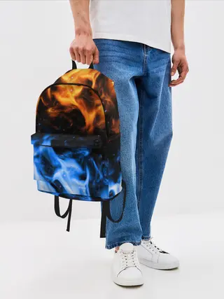 Рюкзак джинсовый / БИТВА ОГНЕЙ